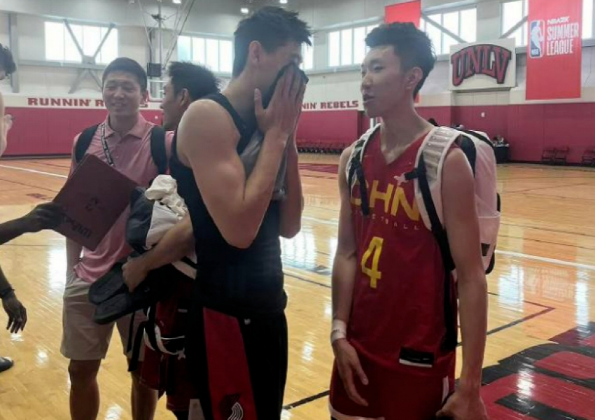 Did the Chinese National Basketball Team Freeze Out Wang Lanqin? Nearly a Perfect Three-Point Shooting Debut in the NBA-2